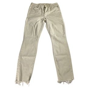 Mother High Waisted Looker Ankle Fray Second Chance Jeans Women's 27